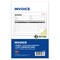 COSCO 2-Part Carbonless Invoice Book with Wrap-Around Cover, Consecutive Numbering, 50 Sets per Book